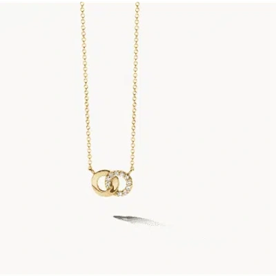 Shop Blush 14k Yellow Gold Intertwined Rings Necklace