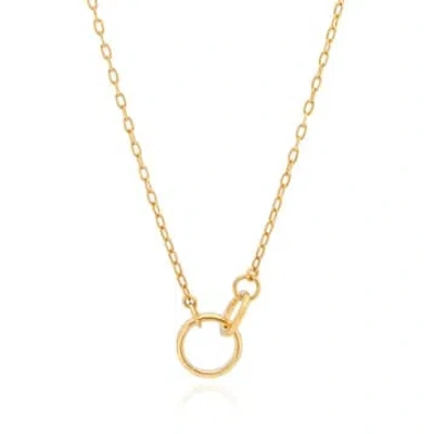 Shop Anna Beck Intertwined Circle Necklace In Gold