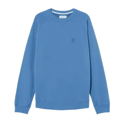 Shop Thinking Mu Heritage Blue Sol Sweatshirt