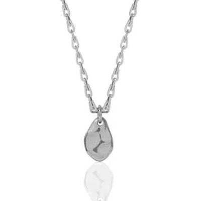 Shop A Weathered Penny Silver Aspen Necklace In Metallic