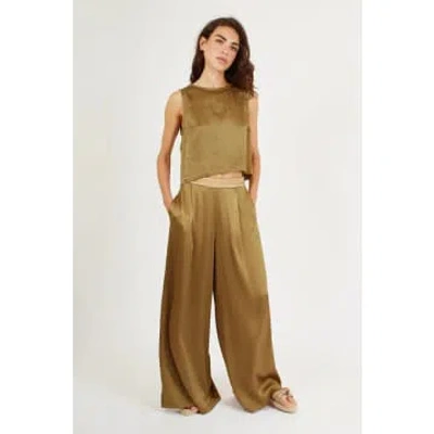 Shop Traffic People Evie Trousers In Green