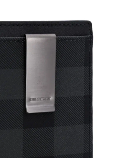 Shop Burberry Coated Canvas Card Holder In Black