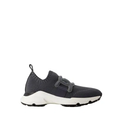 Shop Tod's Maglia Sporty Sneakers - Nylon - Black
