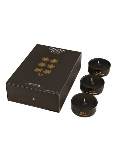 Shop Ginori 1735 Lcdc Gold Jealousy 12-piece Tealight Set In Gold Crown