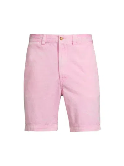Shop Ralph Lauren Men's Montauk Cotton Shorts In Carmel Pink