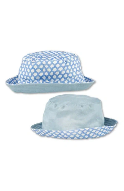 Shop Miki Miette Reversible Cotton Bucket Hat In Washi