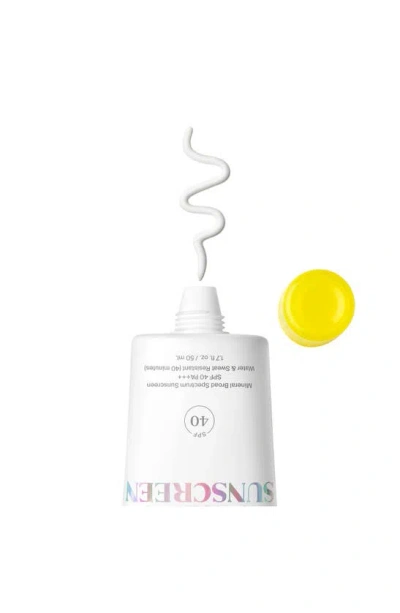 Supergoop ! Mineral Unseen Sunscreen Spf 40 1.7 oz / 50 ml