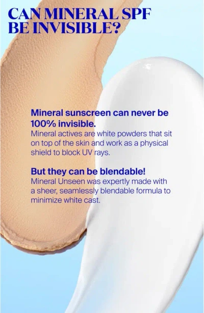 Supergoop ! Mineral Unseen Sunscreen Spf 40 1.7 oz / 50 ml