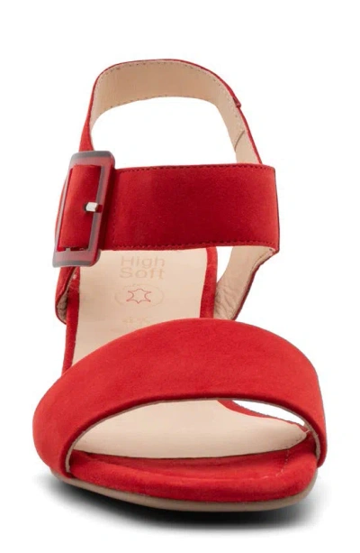 Shop Ara Bethel Ankle Strap Sandal In Red