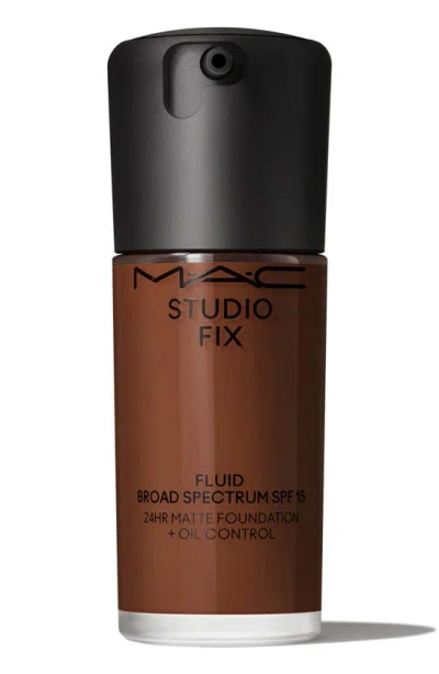 Shop Mac Cosmetics Studio Fix Fluid Spf 15 24hr Matte Foundation + Oil Control In Nw55