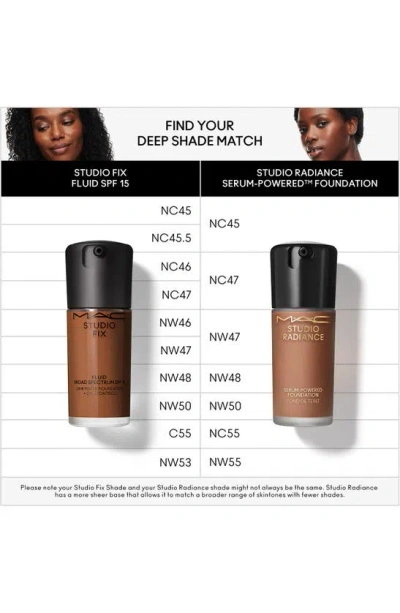 Shop Mac Cosmetics Studio Fix Fluid Spf 15 24hr Matte Foundation + Oil Control In Nw47