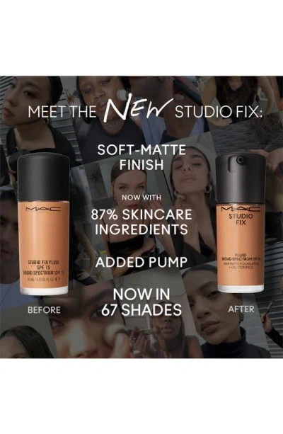 Shop Mac Cosmetics Studio Fix Fluid Spf 15 24hr Matte Foundation + Oil Control In Nw55