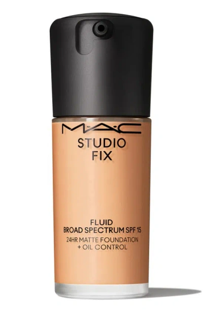 Shop Mac Cosmetics Studio Fix Fluid Spf 15 24hr Matte Foundation + Oil Control In Nc35