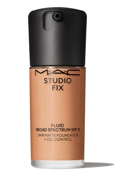 Shop Mac Cosmetics Studio Fix Fluid Spf 15 24hr Matte Foundation + Oil Control In Nc44