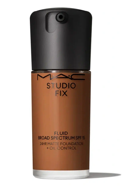 Shop Mac Cosmetics Studio Fix Fluid Spf 15 24hr Matte Foundation + Oil Control In Nc50