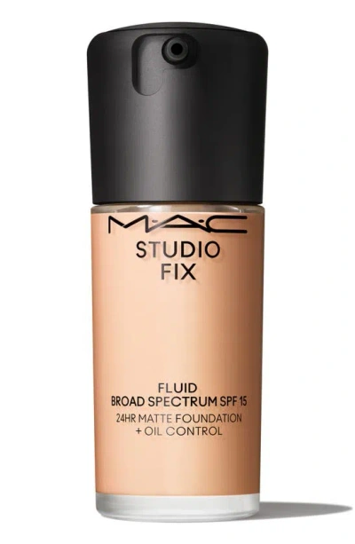 Shop Mac Cosmetics Studio Fix Fluid Spf 15 24hr Matte Foundation + Oil Control In Nw13