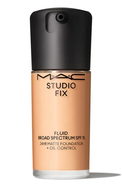 Shop Mac Cosmetics Studio Fix Fluid Spf 15 24hr Matte Foundation + Oil Control In Nc18