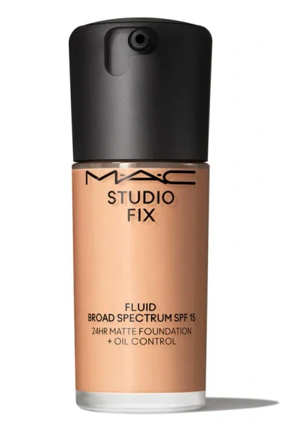 Shop Mac Cosmetics Studio Fix Fluid Spf 15 24hr Matte Foundation + Oil Control In Nc27