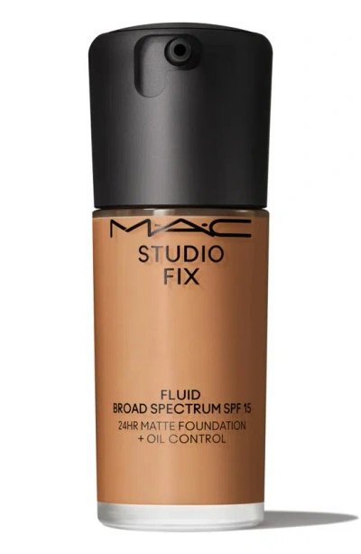 Shop Mac Cosmetics Studio Fix Fluid Spf 15 24hr Matte Foundation + Oil Control In Nc45.5