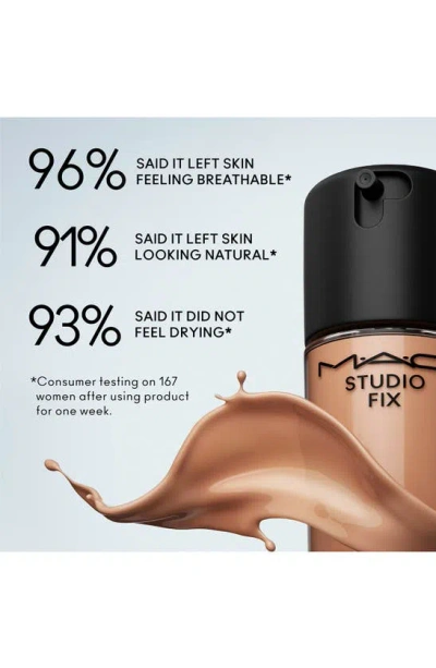 Mac Cosmetics Studio Fix Fluid Spf 15 24hr Matte Foundation + Oil Control In C8