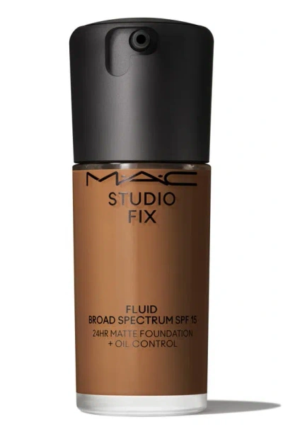 Shop Mac Cosmetics Studio Fix Fluid Spf 15 24hr Matte Foundation + Oil Control In Nc60
