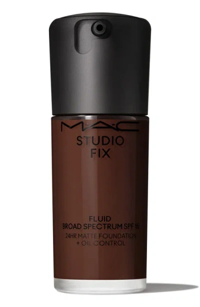 Shop Mac Cosmetics Studio Fix Fluid Spf 15 24hr Matte Foundation + Oil Control In Nw60