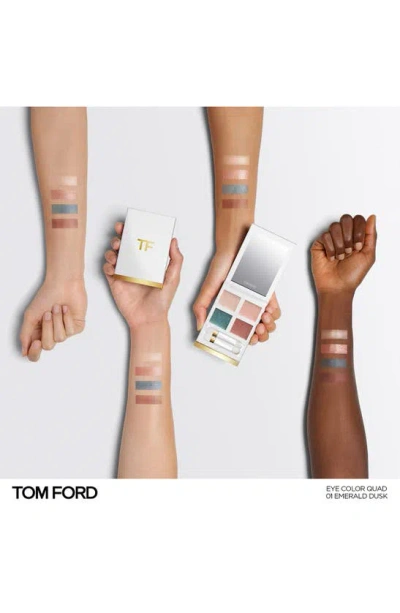 Shop Tom Ford Soleil Summer Eye Color Eyeshadow Quad In 01 Emerald Dusk