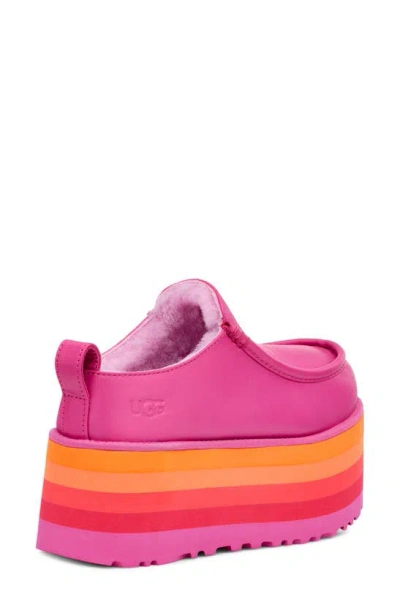 Ugg U Urseen Raspberry Multi Platform Wedges In Raspberry Multi