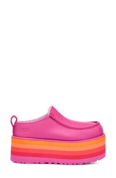 Ugg U Urseen Raspberry Multi Platform Wedges In Raspberry Multi