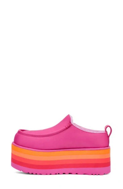 Ugg U Urseen Raspberry Multi Platform Wedges In Raspberry Multi