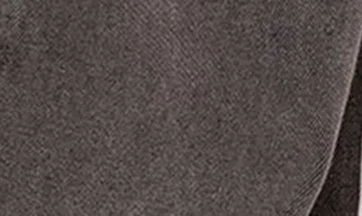 Edikted Ribbon Stripe Washed Low Rise Wide Leg Jeans In Dark-gray