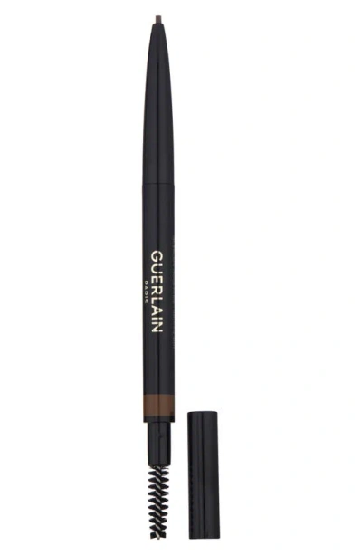 Shop Guerlain Brow G Eyebrow Pencil In Medium Brown