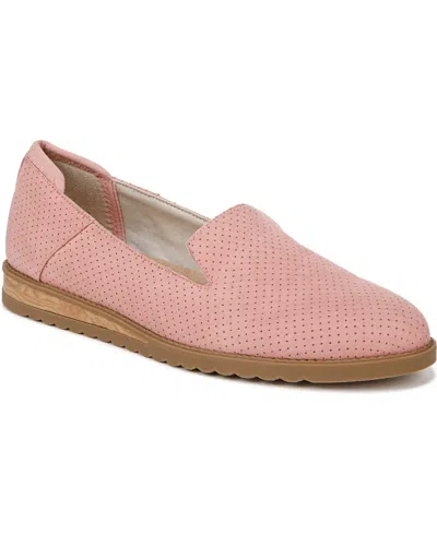 Shop Dr. Scholl's Women's Jetset Loafers In Rose Pink Microfiber