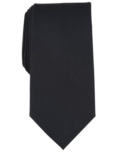 Shop Michael Kors Men's Royal Solid Tie In Black