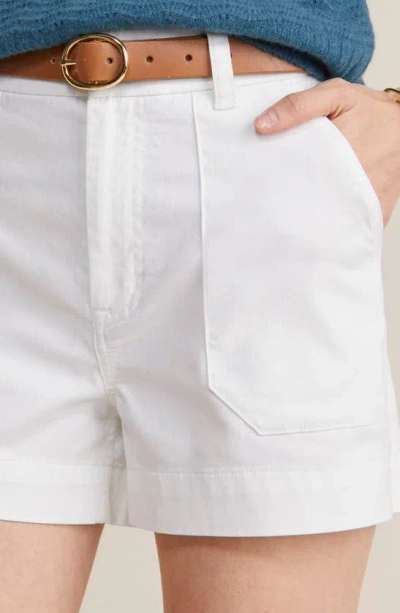 Shop Vineyard Vines Cotton Utility Chino Shorts In White Cap