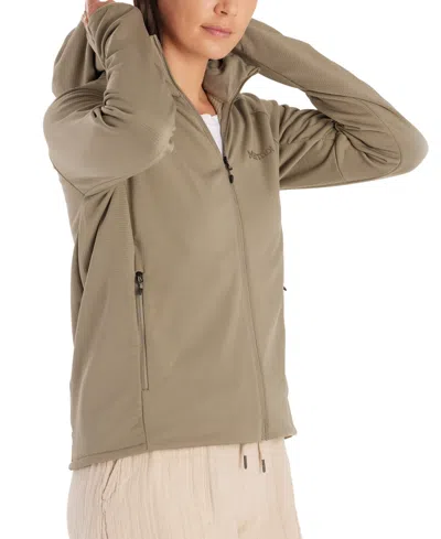 Shop Marmot Women's Leconte Fleece Full-zip Hoodie In Vetiver
