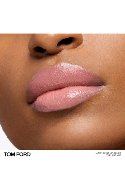 Shop Tom Ford Ultra-shine Lip Color In 33 Plage Nue