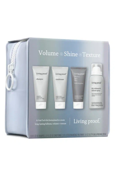 Shop Living Proof Volume, Shine + Texture 4-piece Hair Care Trial Kit