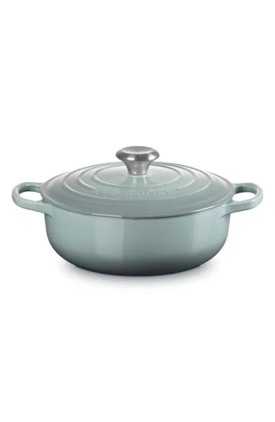 Le Creuset Signature 3.5-quart Sauteuse Oven In Sea Salt