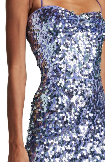 Sho By Tadashi Shoji Sequin Midi Dress In Violet Shimmer