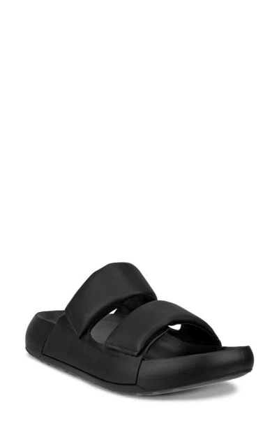Shop Ecco Cozmo Pf Water Resistant Slide Sandal In Black