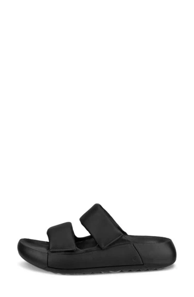Shop Ecco Cozmo Pf Water Resistant Slide Sandal In Black