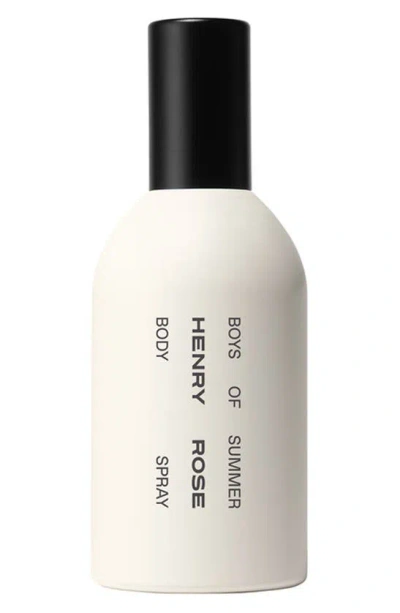 Henry Rose Boys Of Summer Body Spray With Pink Pepper + Vetiver 6.7 oz Spray