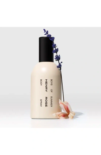 Henry Rose Boys Of Summer Body Spray With Pink Pepper + Vetiver 6.7 oz Spray