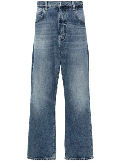 Shop Givenchy Jeans In Indigo Blue