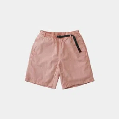 Shop Gramicci G-shorts- Coral Pigment Dyed In Pink