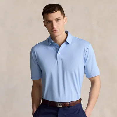 Shop Rlx Golf Classic Fit Performance Polo Shirt In Austin Blue