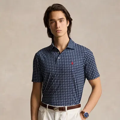 Shop Ralph Lauren Classic Fit Performance Polo Shirt In Vineyard Foulard