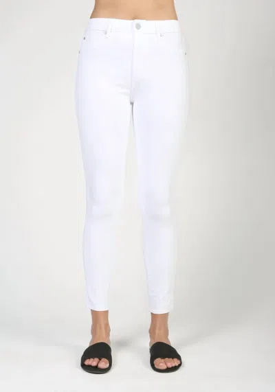 Shop Articles Of Society Heather Crop High Rise Jean In Desire In White