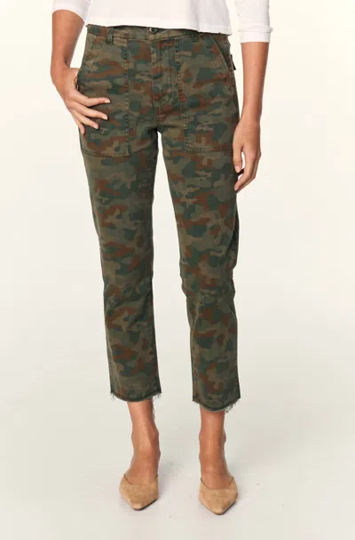 Shop Amo Easy Army Trouser In Leaf C In Green